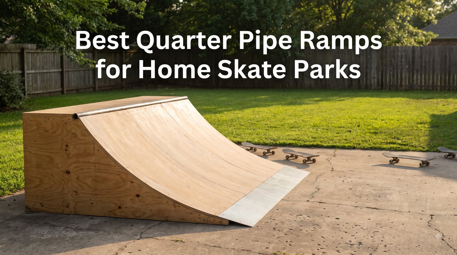 Best Quarter Pipe Ramps for Home Skate Parks