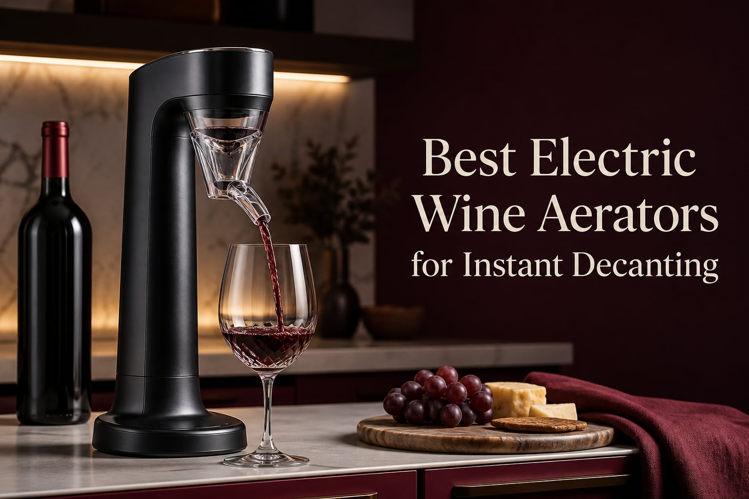 Best Electric Wine Aerators for Instant Decanting