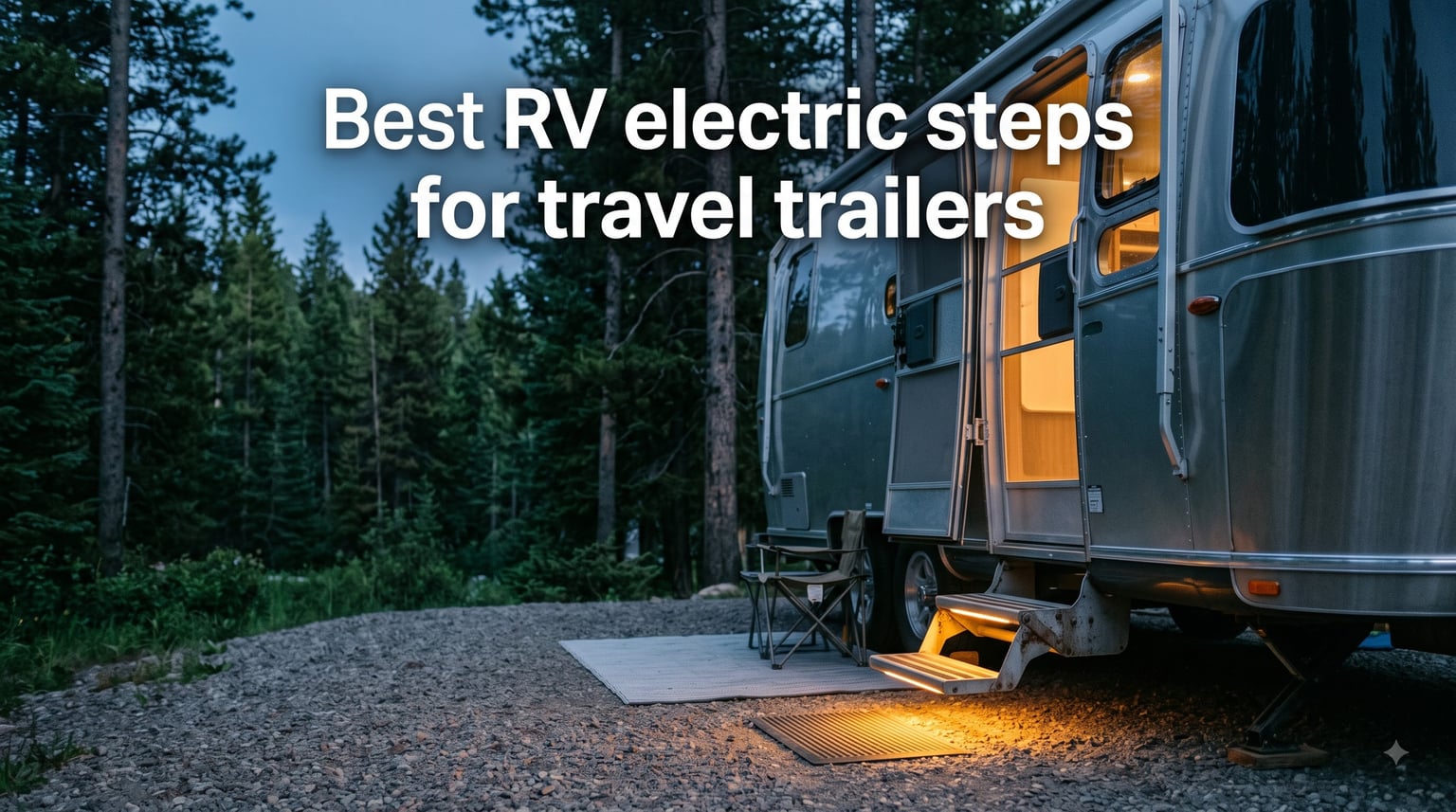 Best RV electric steps for travel trailers