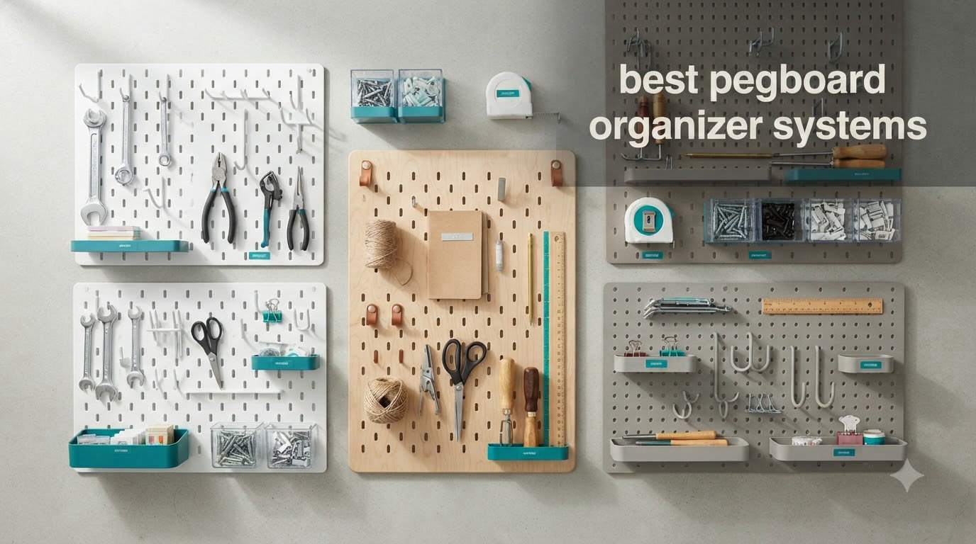 best pegboard organizer systems