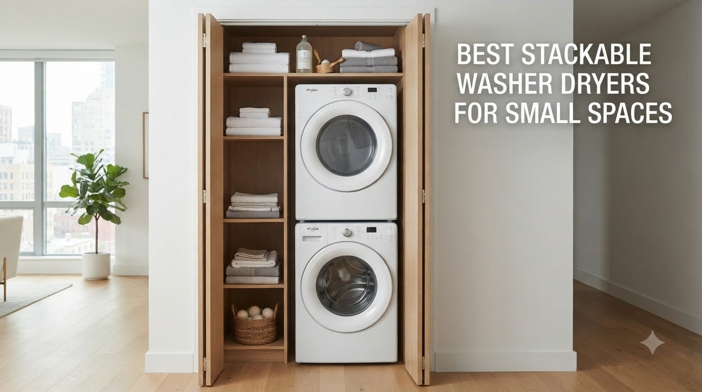 best stackable washer dryers for small spaces