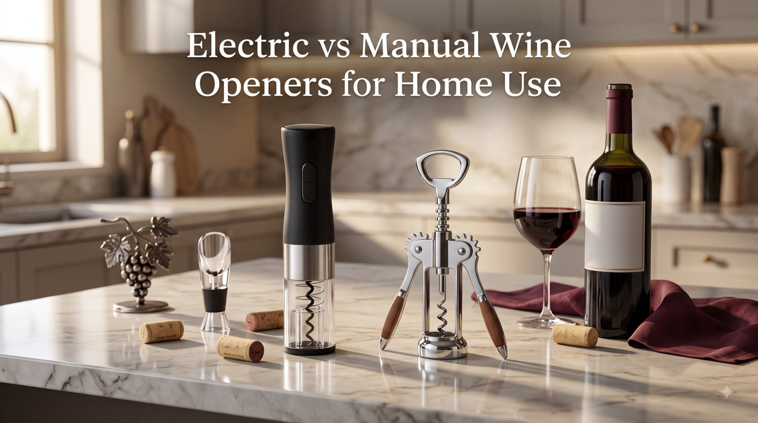 Electric vs Manual Wine Openers for Home Use