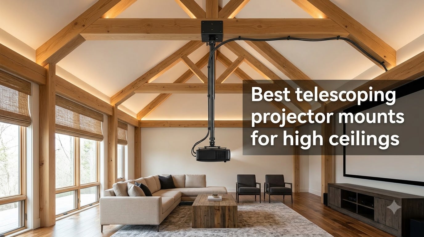 Best telescoping projector mounts for high ceilings