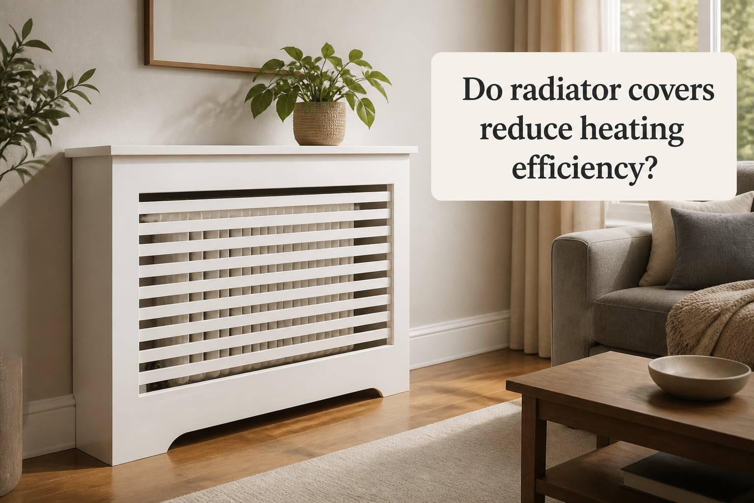 Do radiator covers reduce heating efficiency?