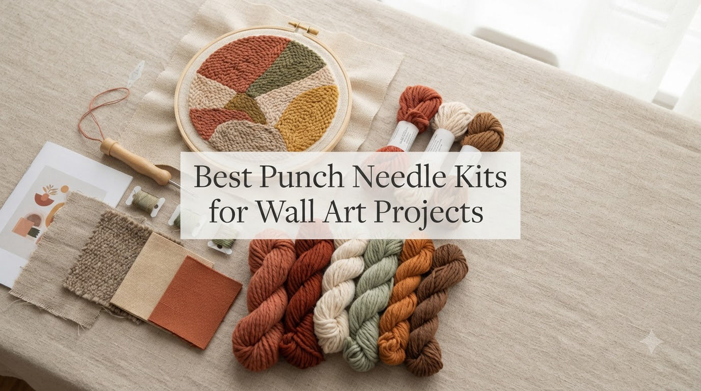 Best Punch Needle Kits for Wall Art Projects