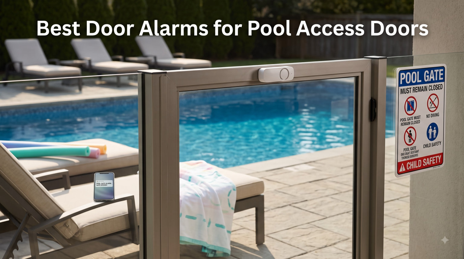 Best Door Alarms for Pool Access Doors