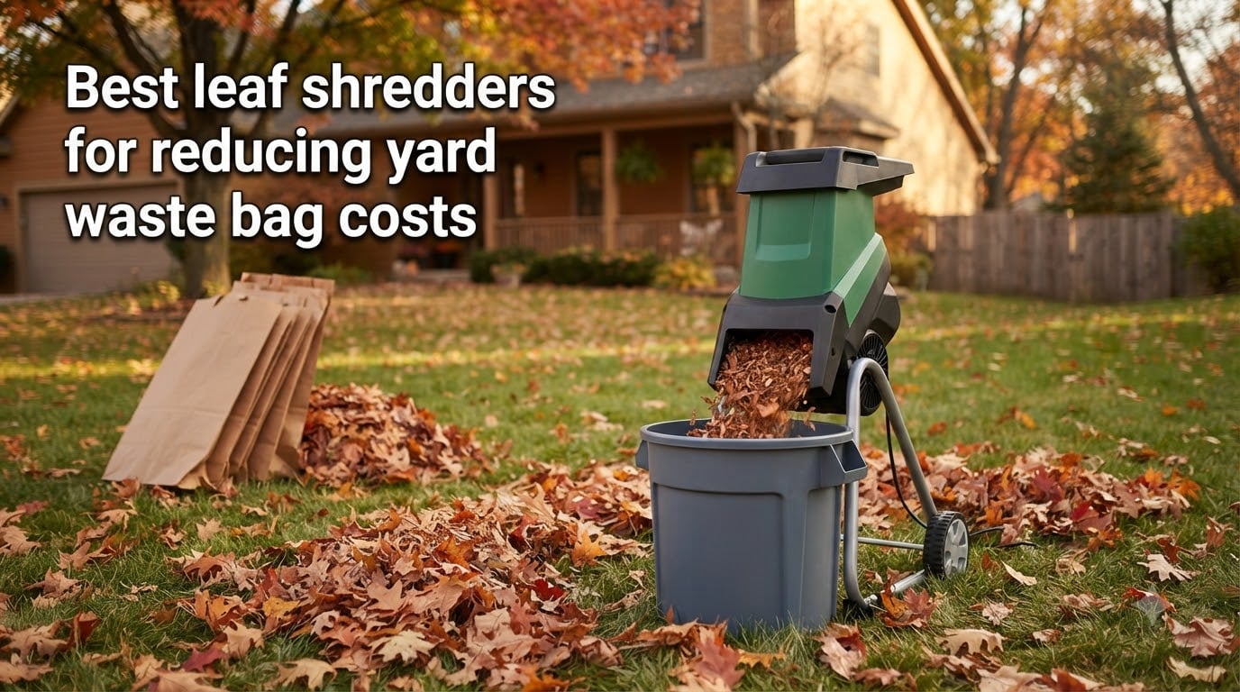 Best leaf shredders for reducing yard waste bag costs