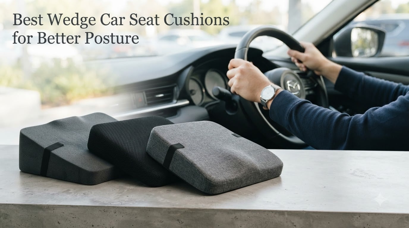 Best Wedge Car Seat Cushions for Better Posture