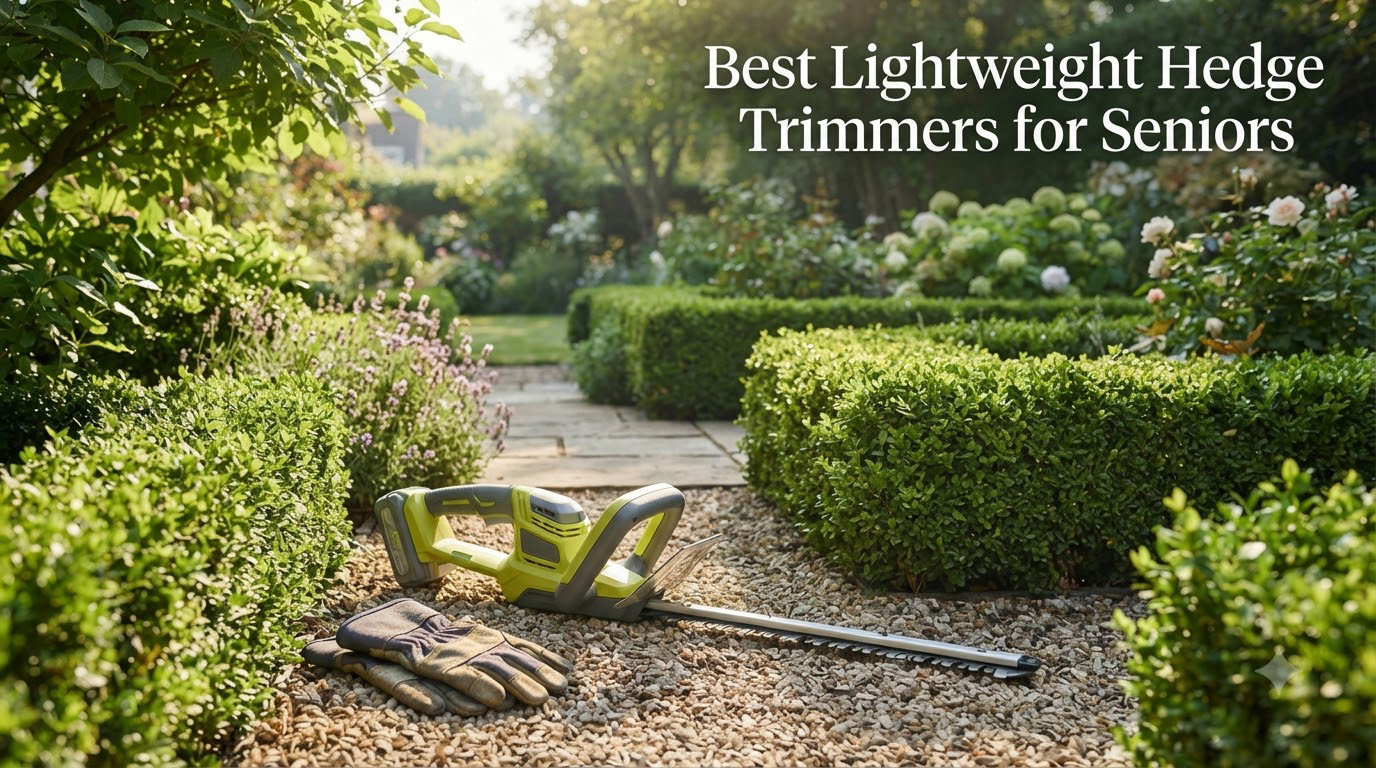 Best Lightweight Hedge Trimmers for Seniors