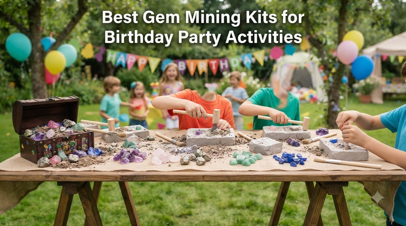 Best Gem Mining Kits for Birthday Party Activities