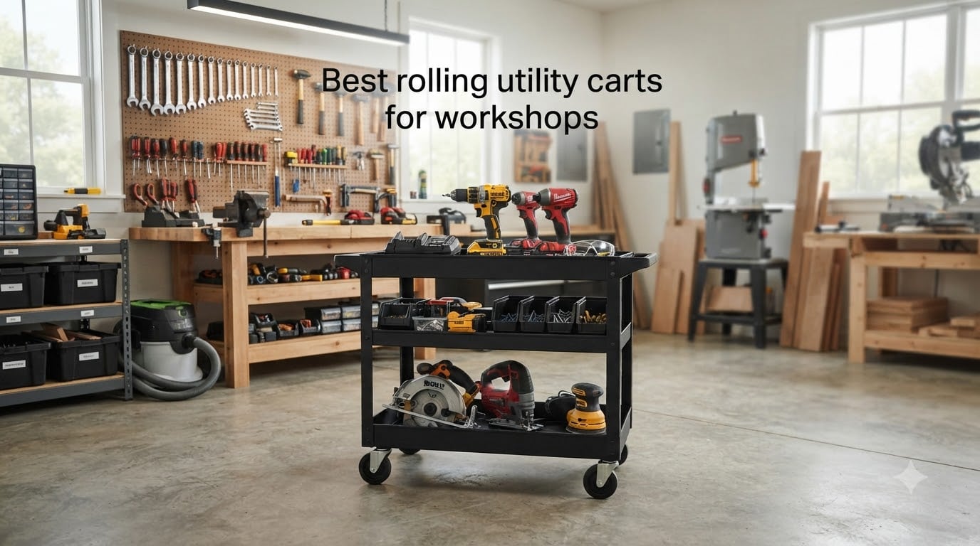 Best rolling utility carts for workshops