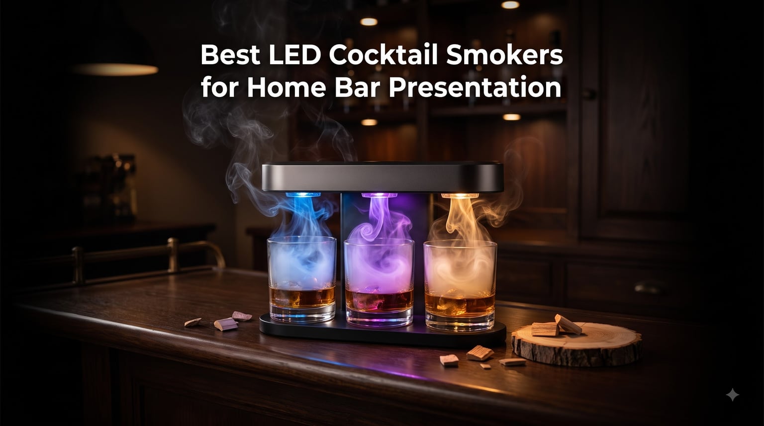 Best LED Cocktail Smokers for Home Bar Presentation