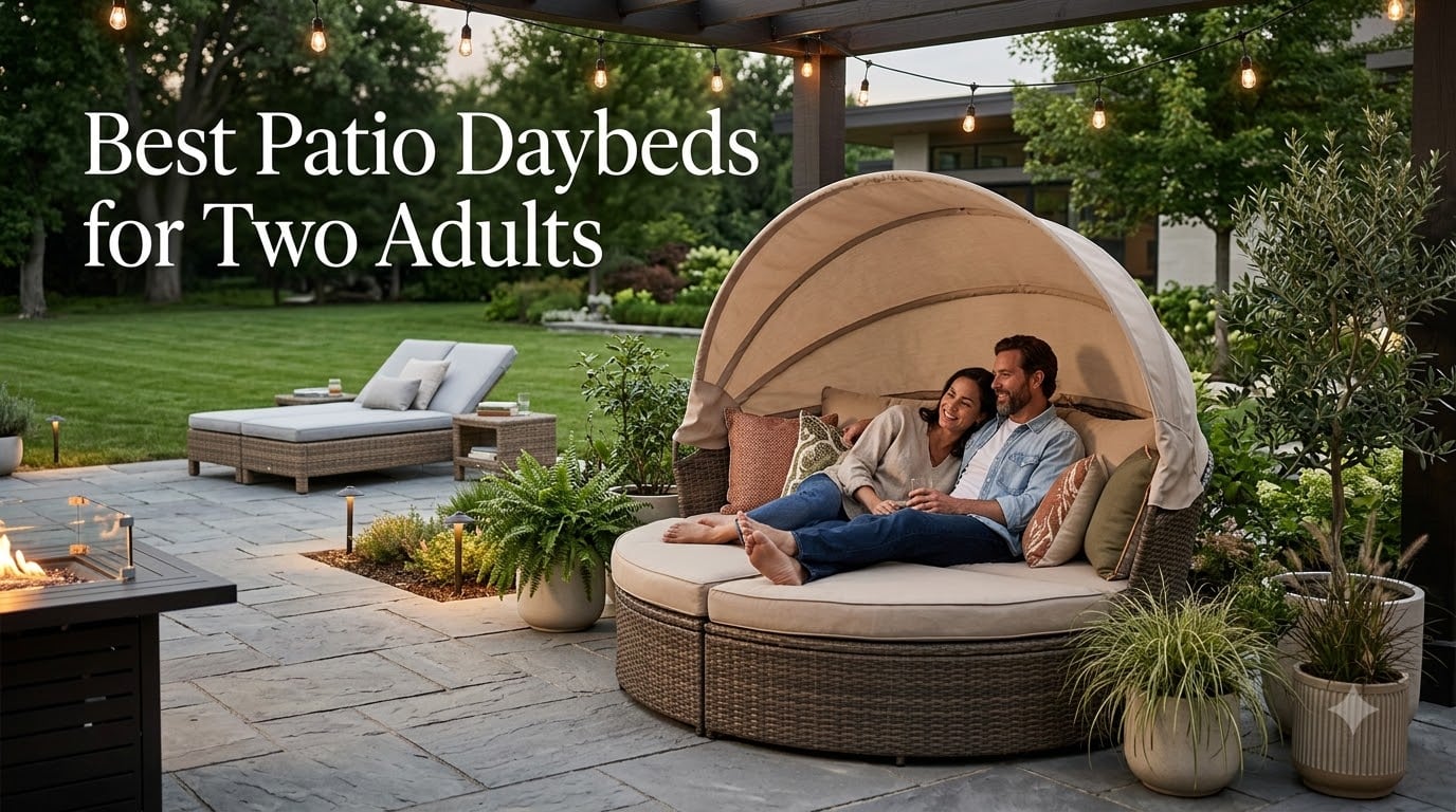 Best Patio Daybeds for Two Adults