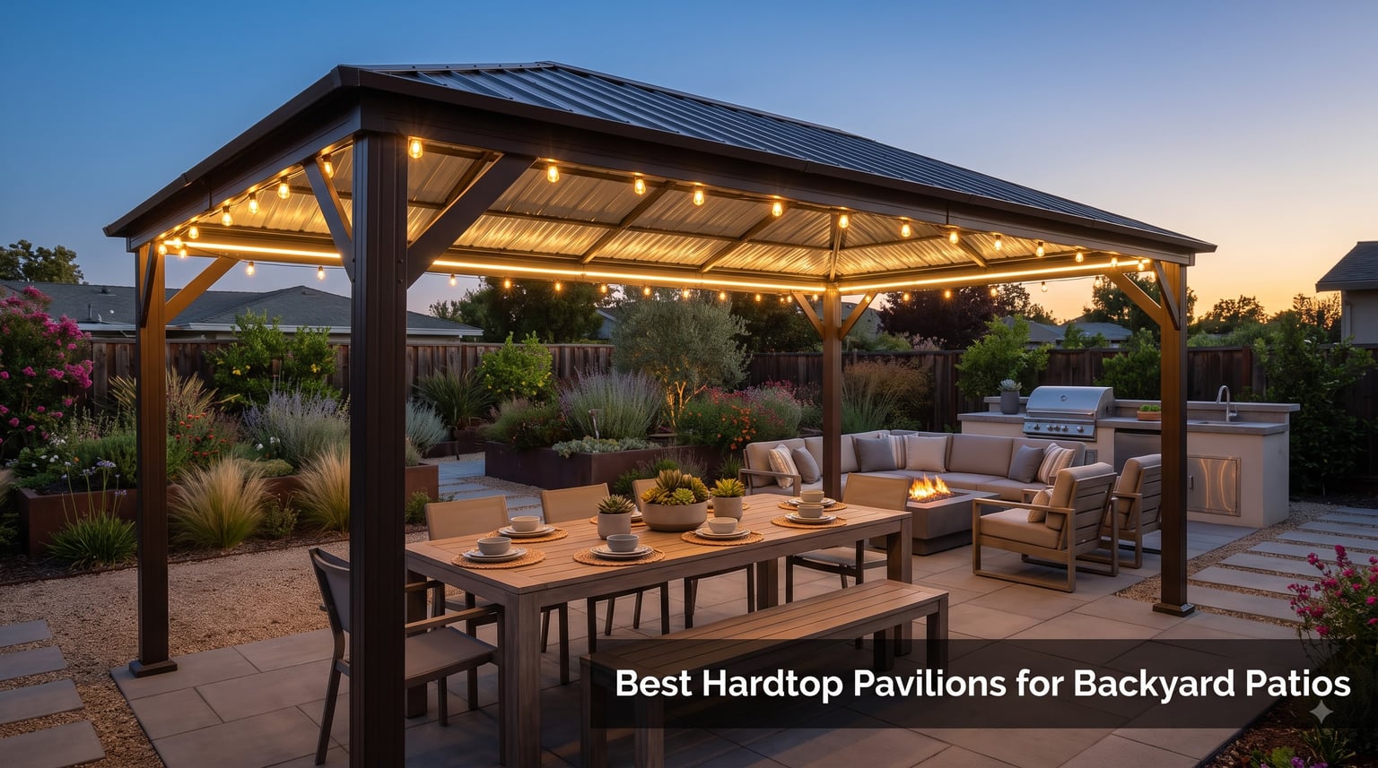Best Hardtop Pavilions for Backyard Patios