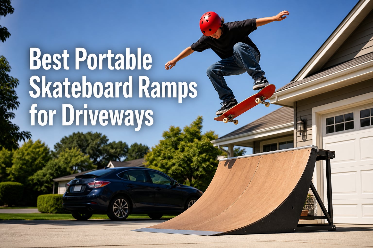 Best Portable Skateboard Ramps for Driveways