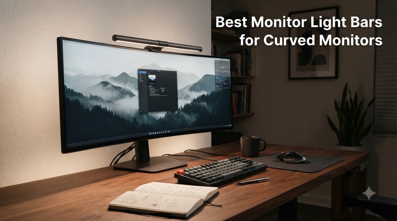 Best Monitor Light Bars for Curved Monitors