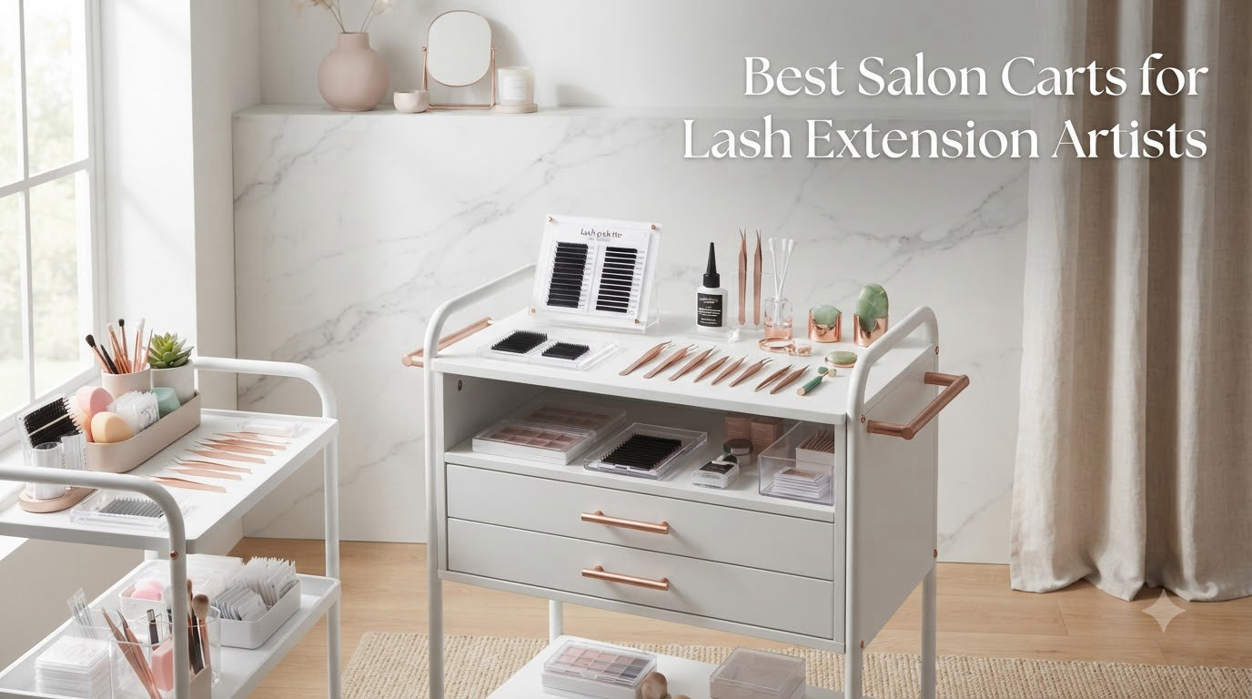 Best Salon Carts for Lash Extension Artists