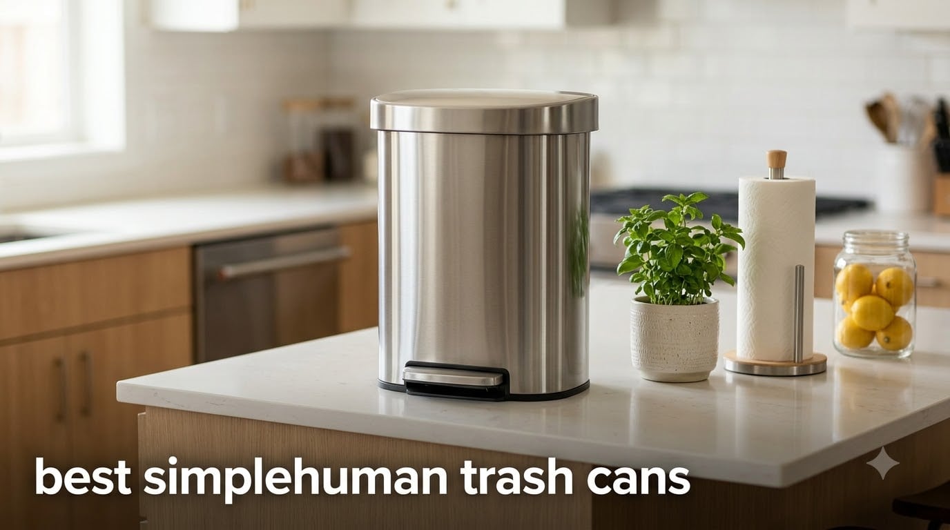 best simplehuman trash cans