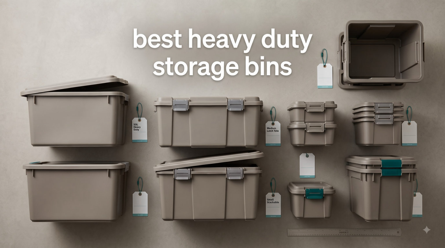 best heavy duty storage bins