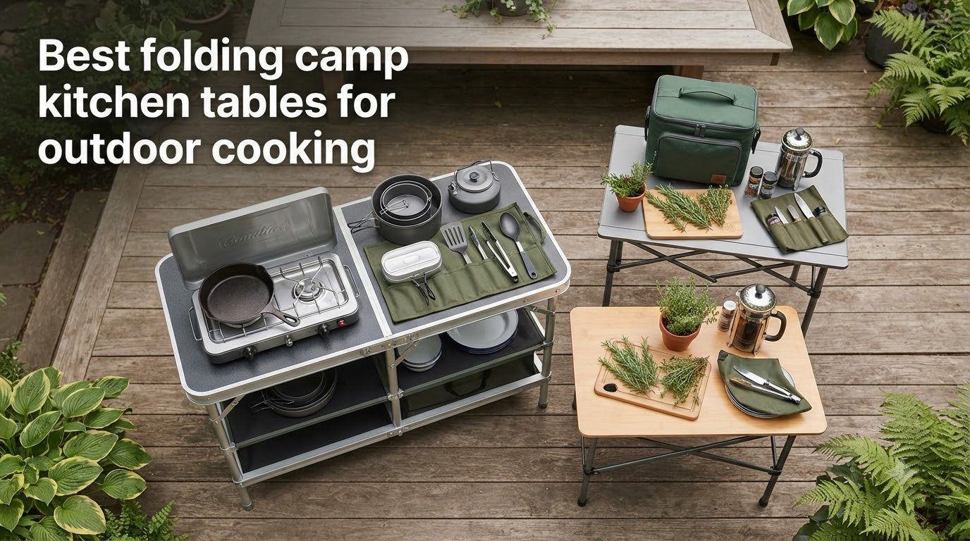 Best folding camp kitchen tables for outdoor cooking