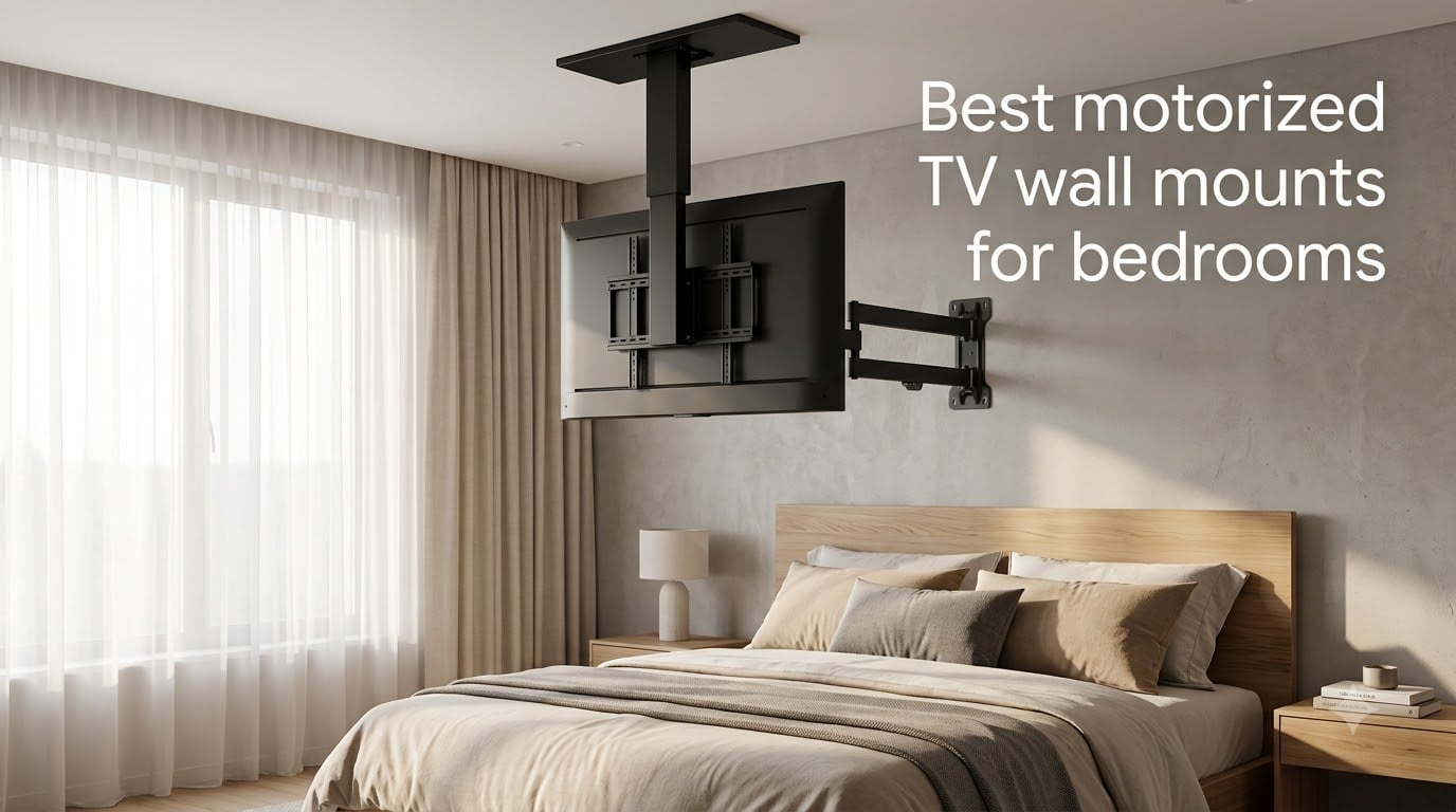 Best motorized TV wall mounts for bedrooms