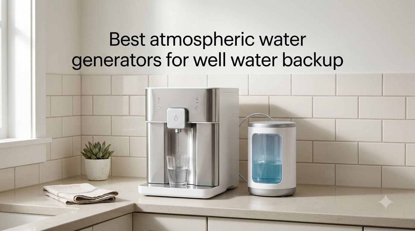 Best atmospheric water generators for well water backup