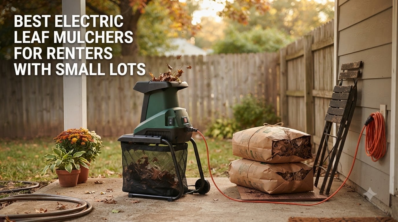 Best electric leaf mulchers for renters with small lots