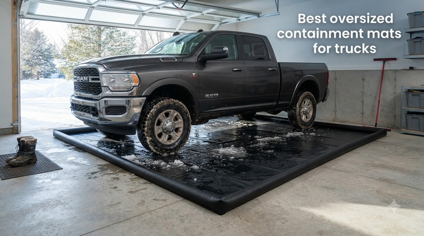Best oversized containment mats for trucks