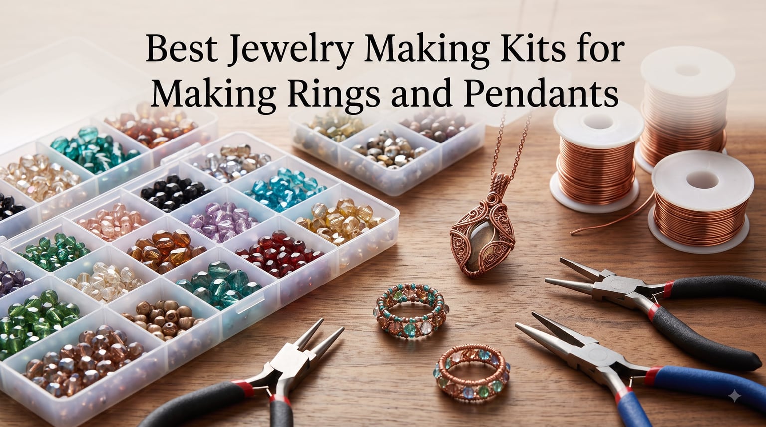 Best Jewelry Making Kits for Making Rings and Pendants