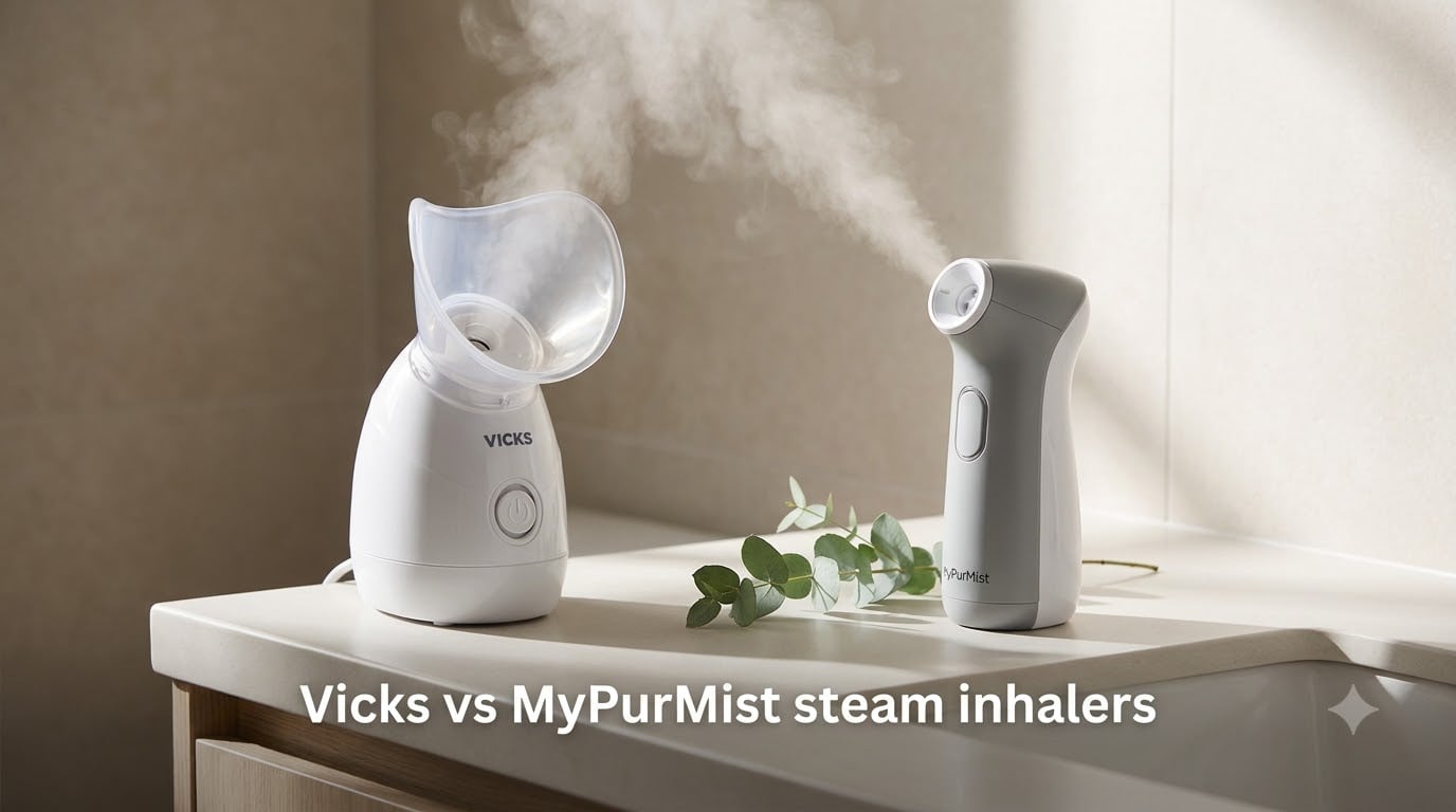 Vicks vs MyPurMist steam inhalers