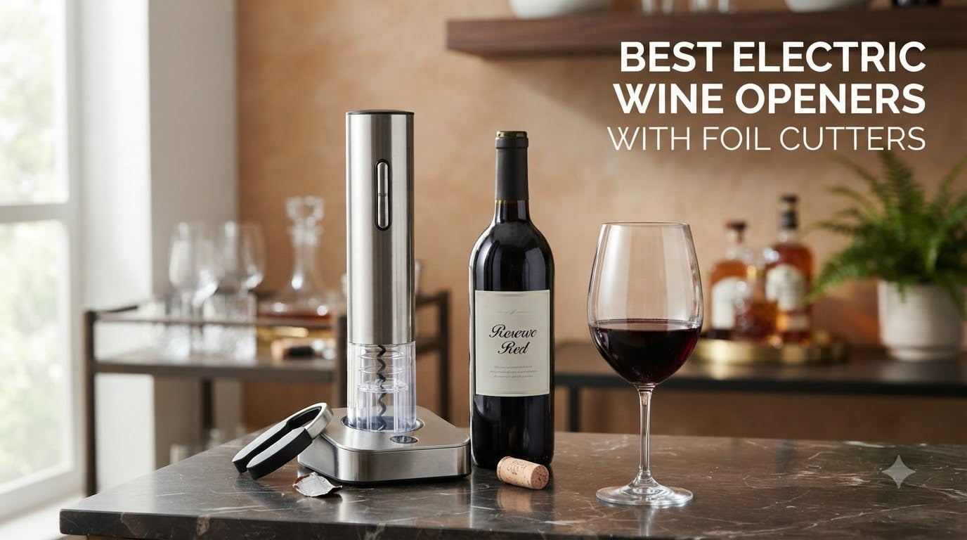 Best Electric Wine Openers with Foil Cutters