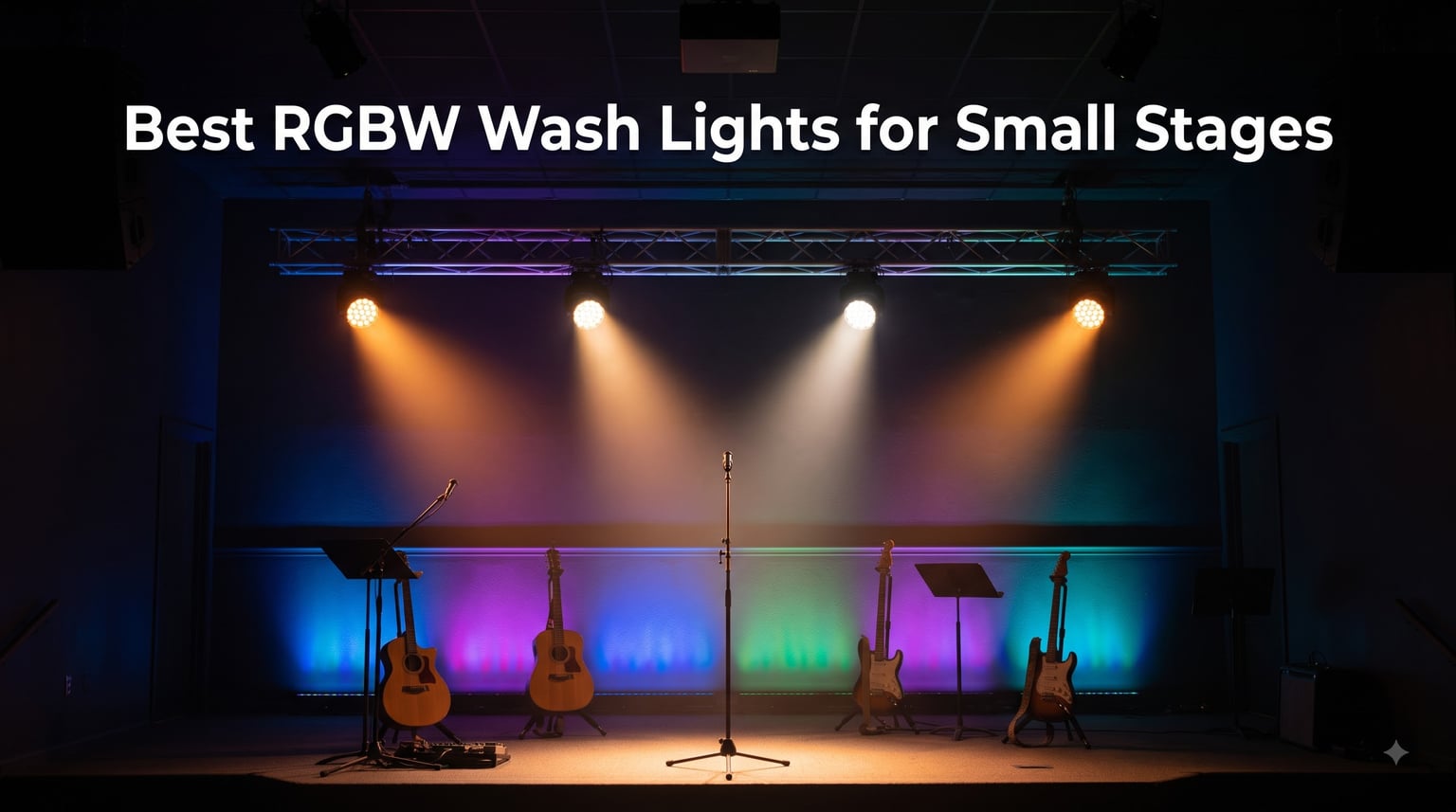 Best RGBW Wash Lights for Small Stages