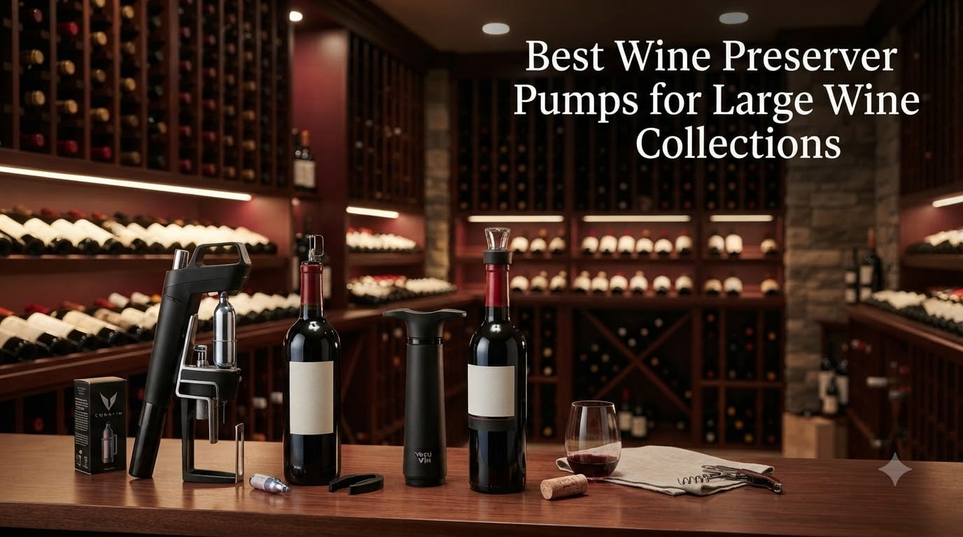 Best Wine Preserver Pumps for Large Wine Collections