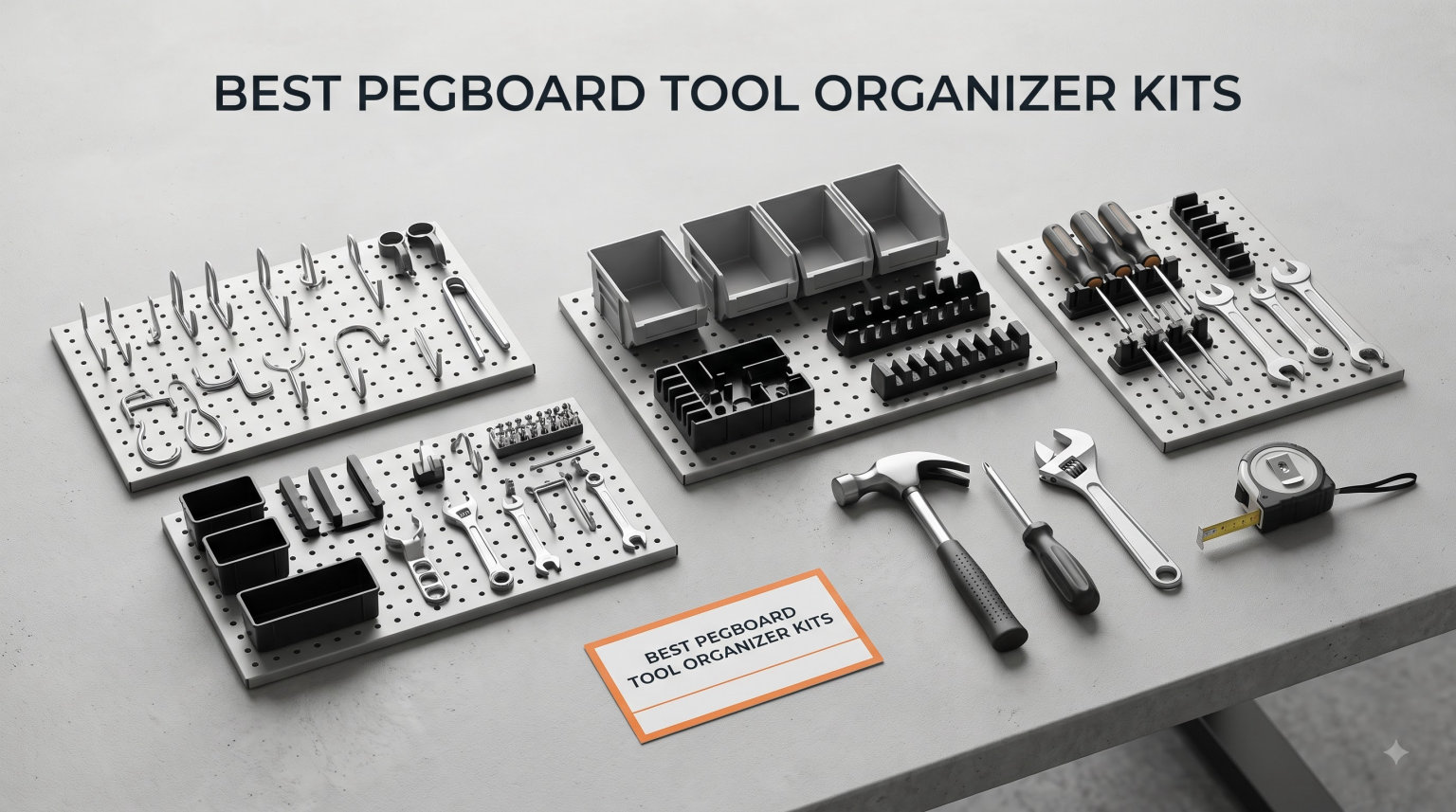 best pegboard tool organizer kits