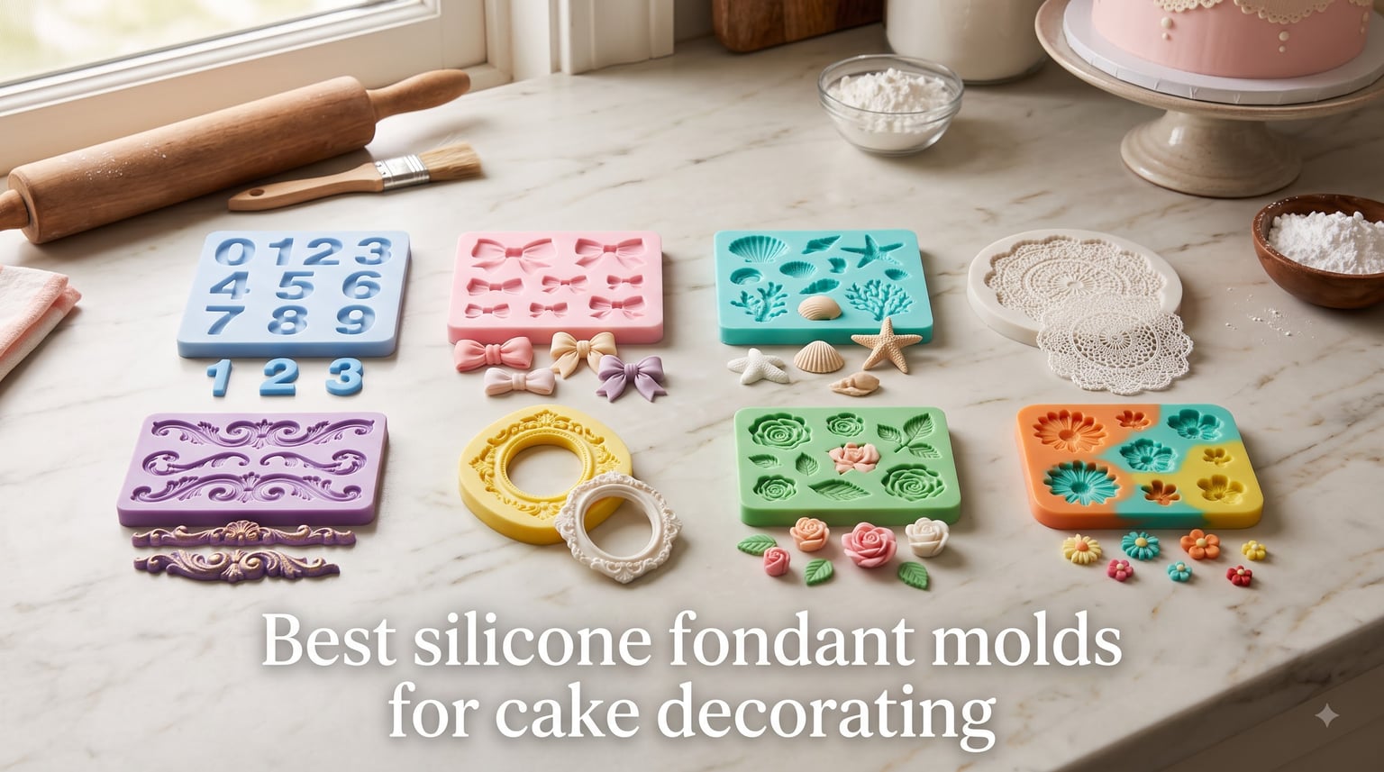 Best silicone fondant molds for cake decorating
