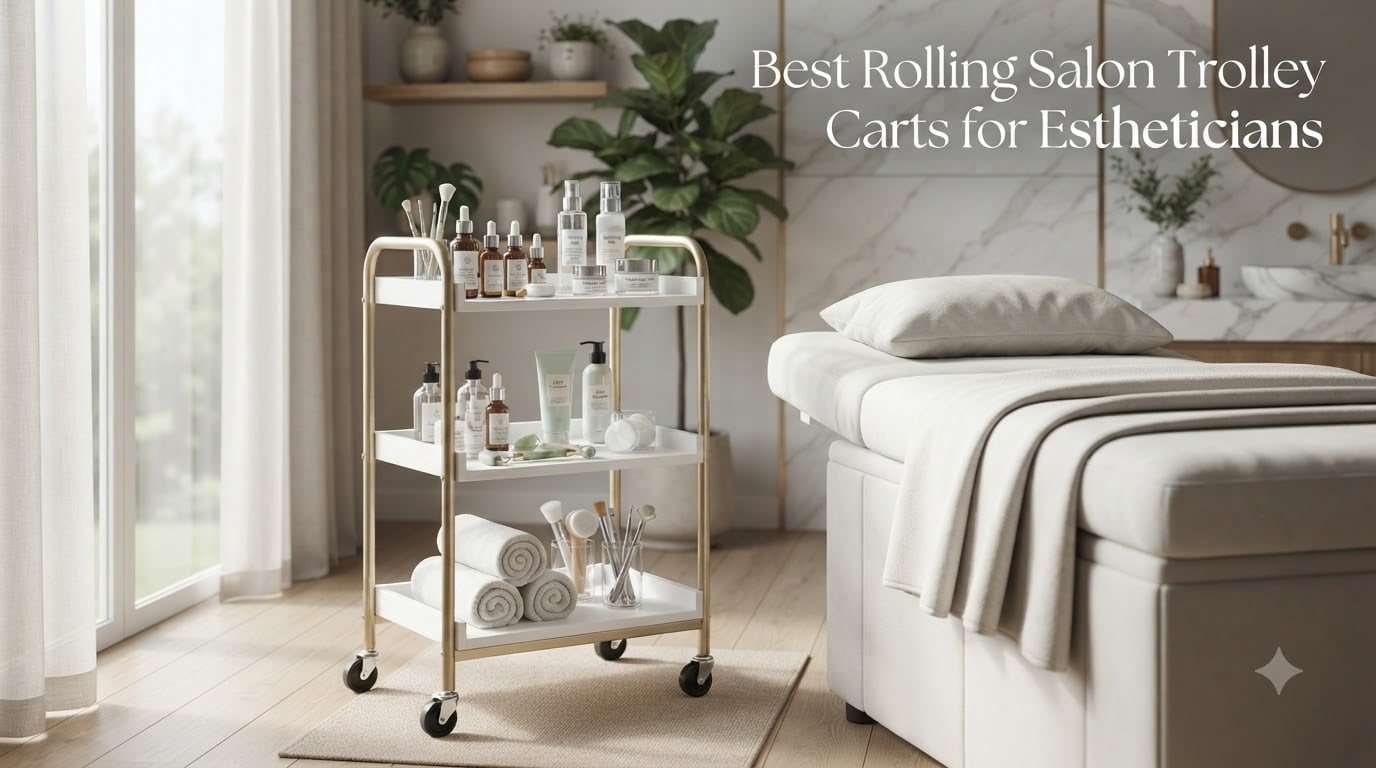 Best Rolling Salon Trolley Carts for Estheticians