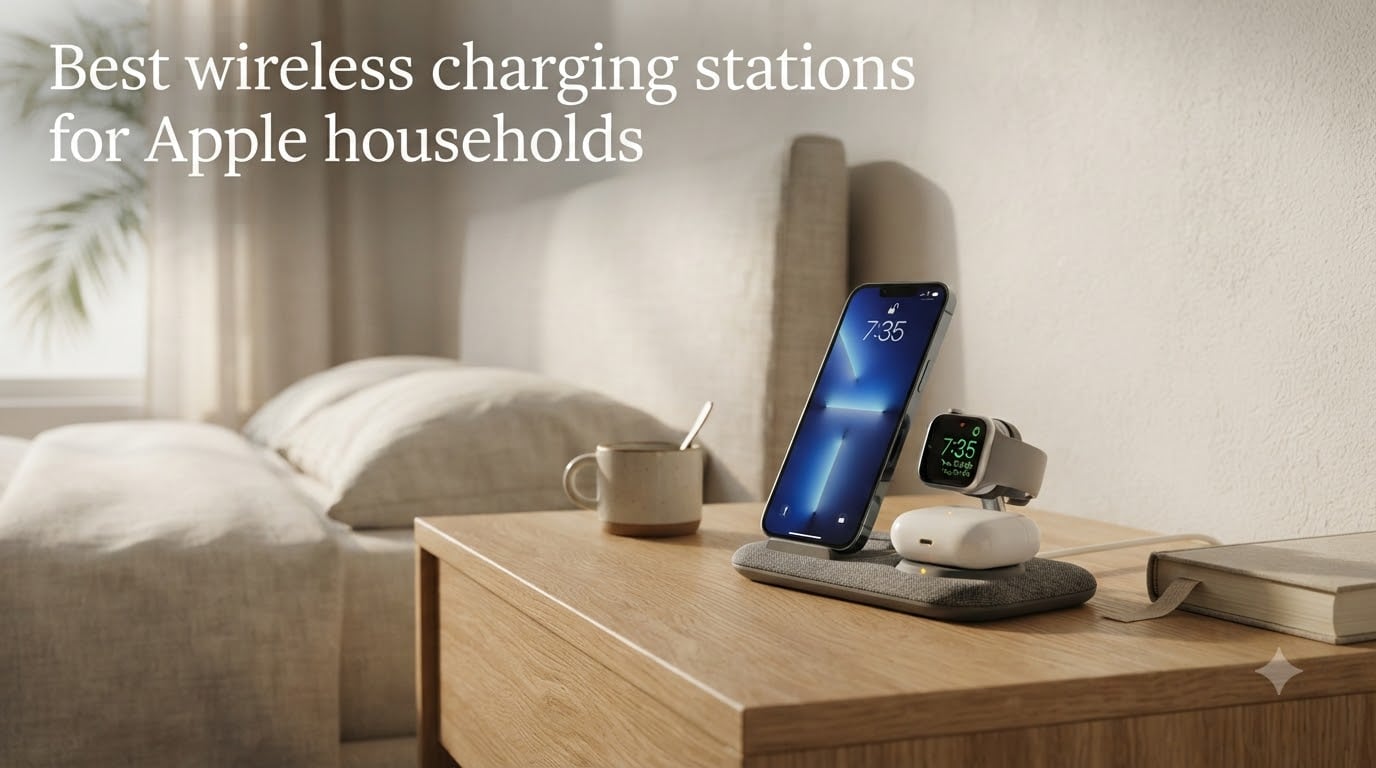 Best wireless charging stations for Apple households