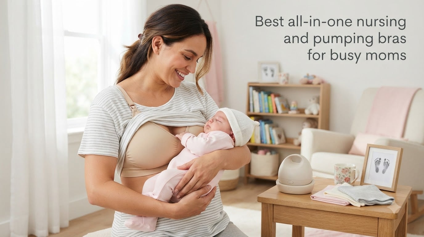 Best all-in-one nursing and pumping bras for busy moms