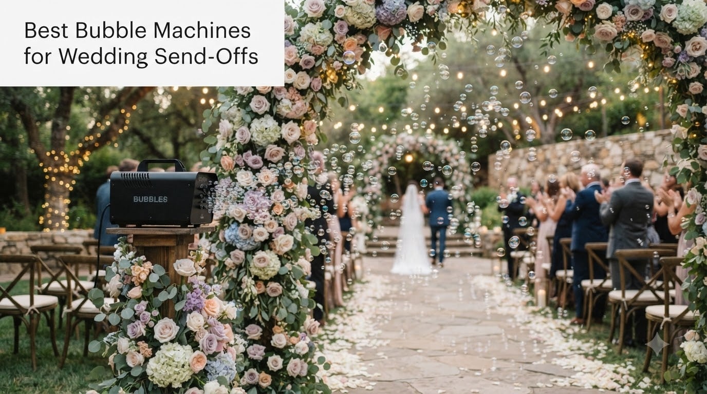 Best Bubble Machines for Wedding Send-Offs