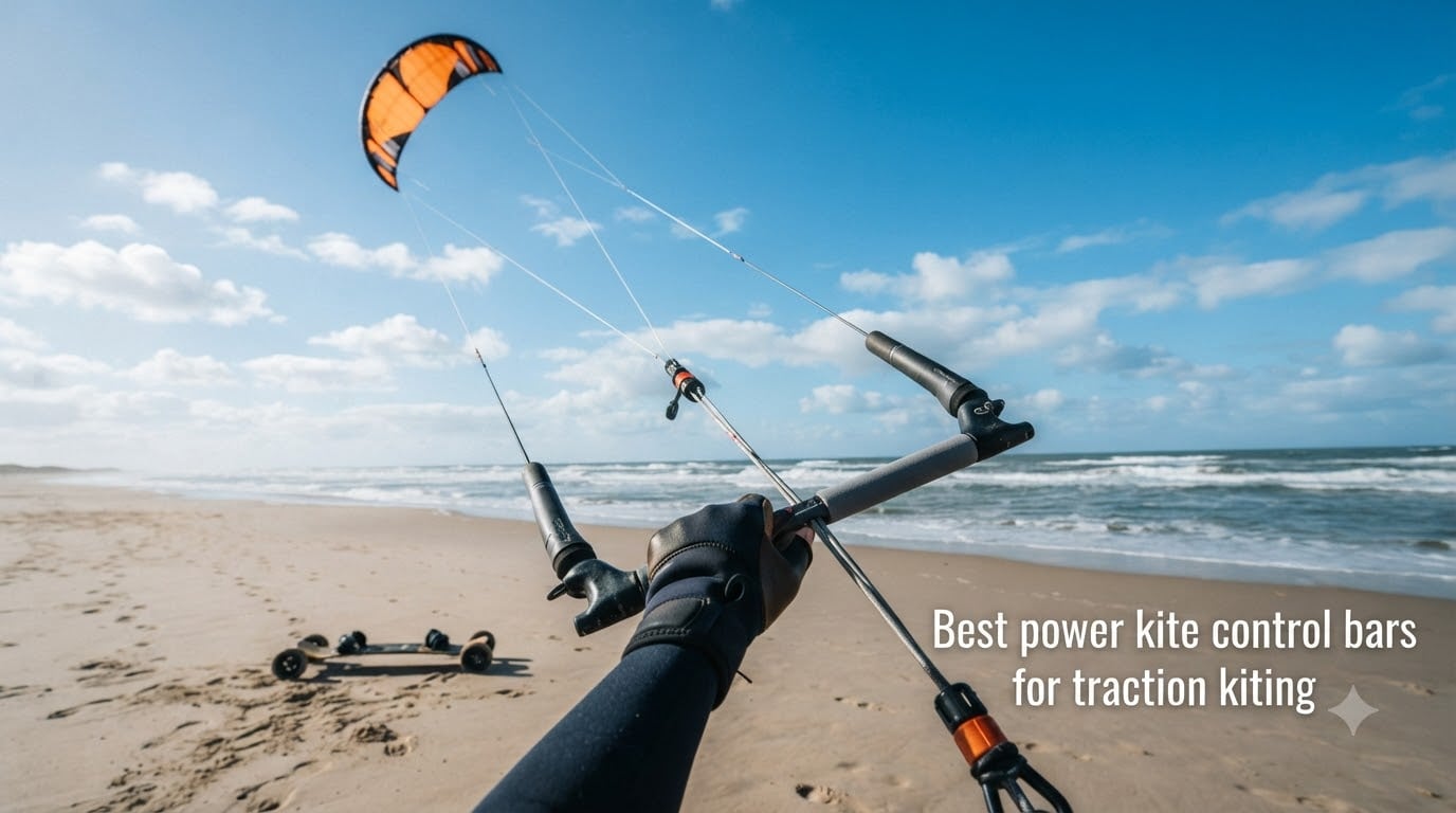 Best power kite control bars for traction kiting
