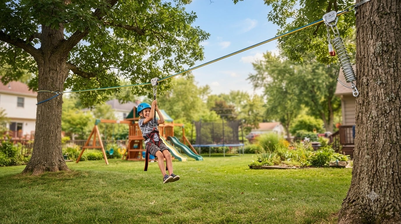 Best Backyard Zip Line Kits for Kids