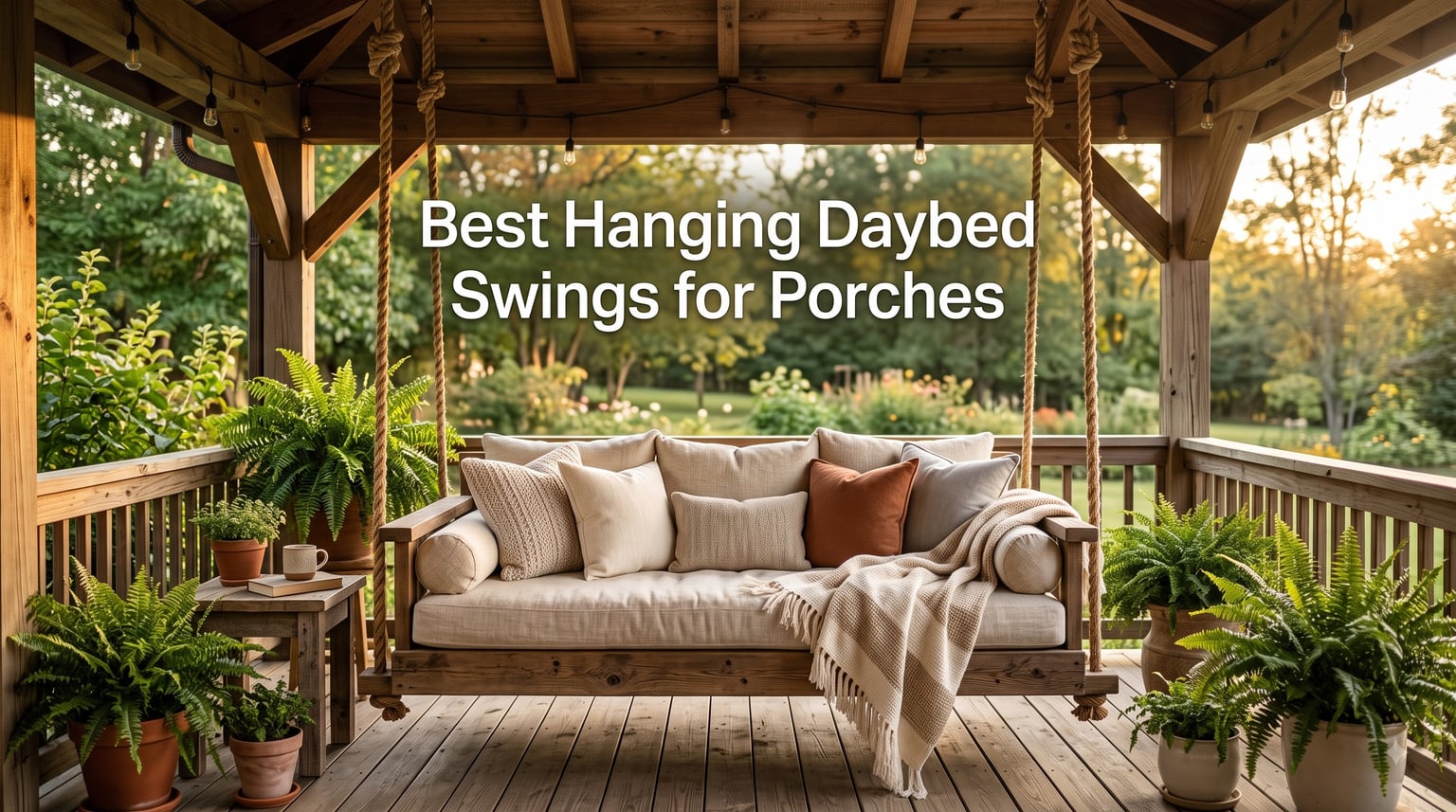 Best Hanging Daybed Swings for Porches