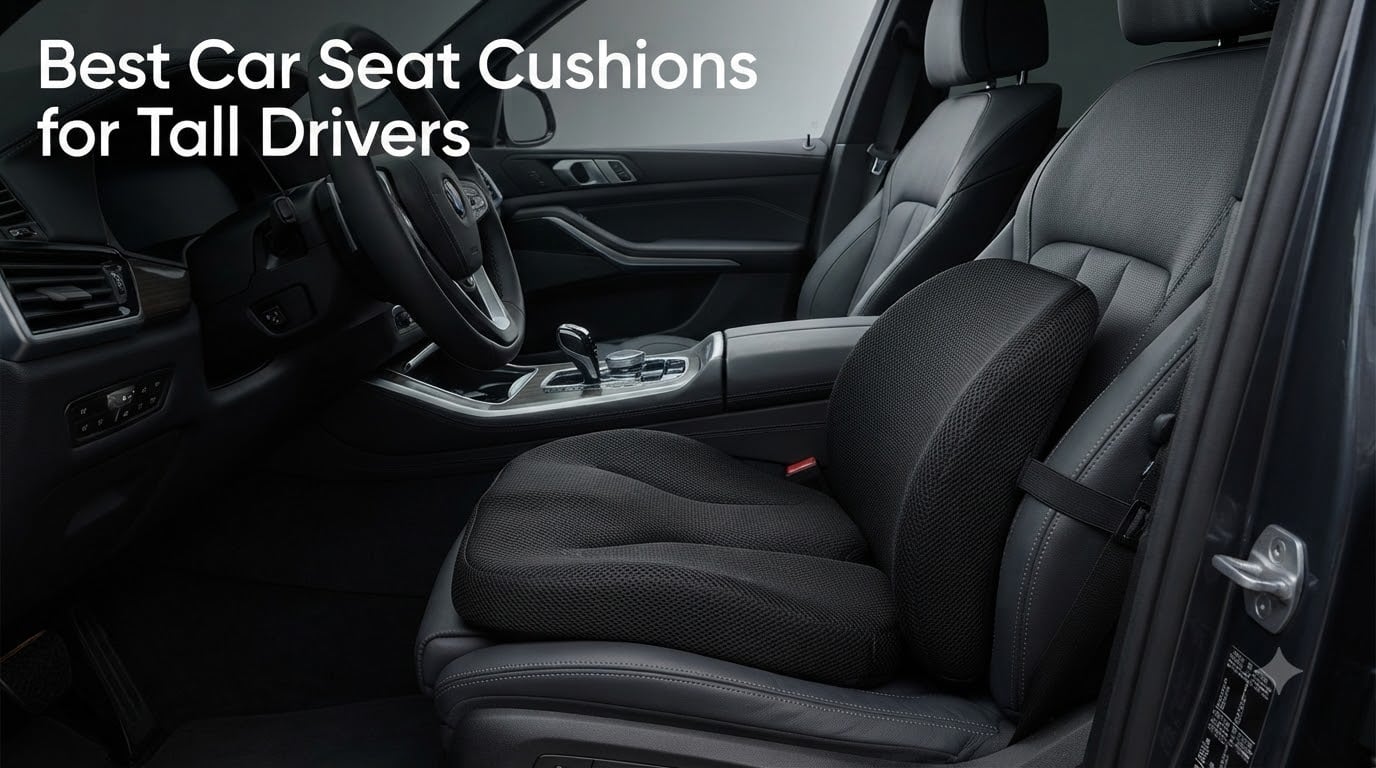 Best Car Seat Cushions for Tall Drivers