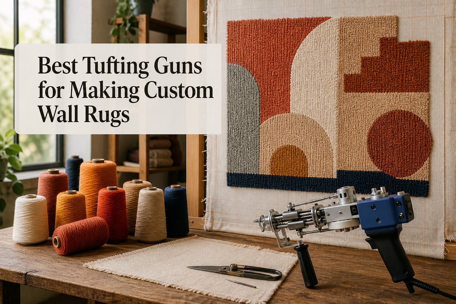 Best Tufting Guns for Making Custom Wall Rugs