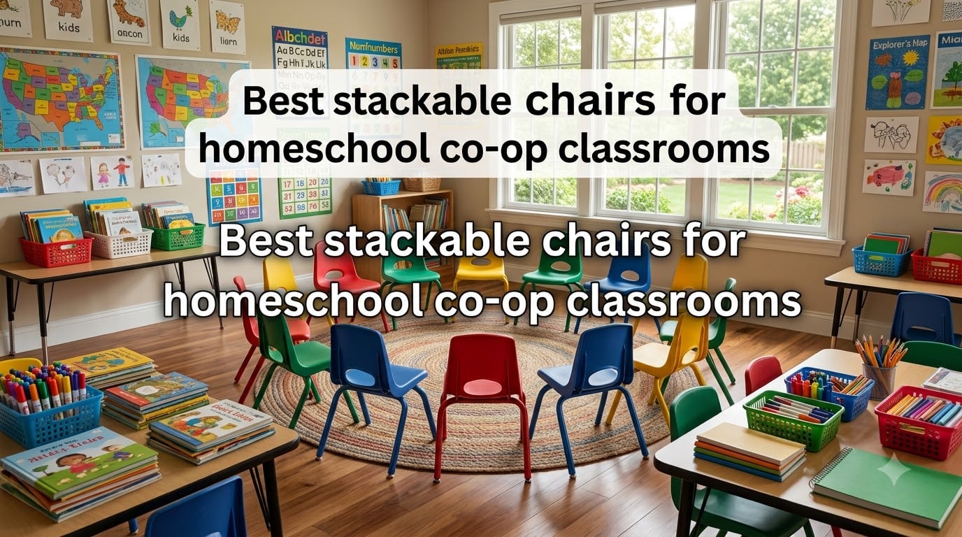 Best stackable chairs for homeschool co-op classrooms