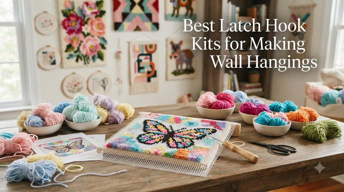 Best Latch Hook Kits for Making Wall Hangings