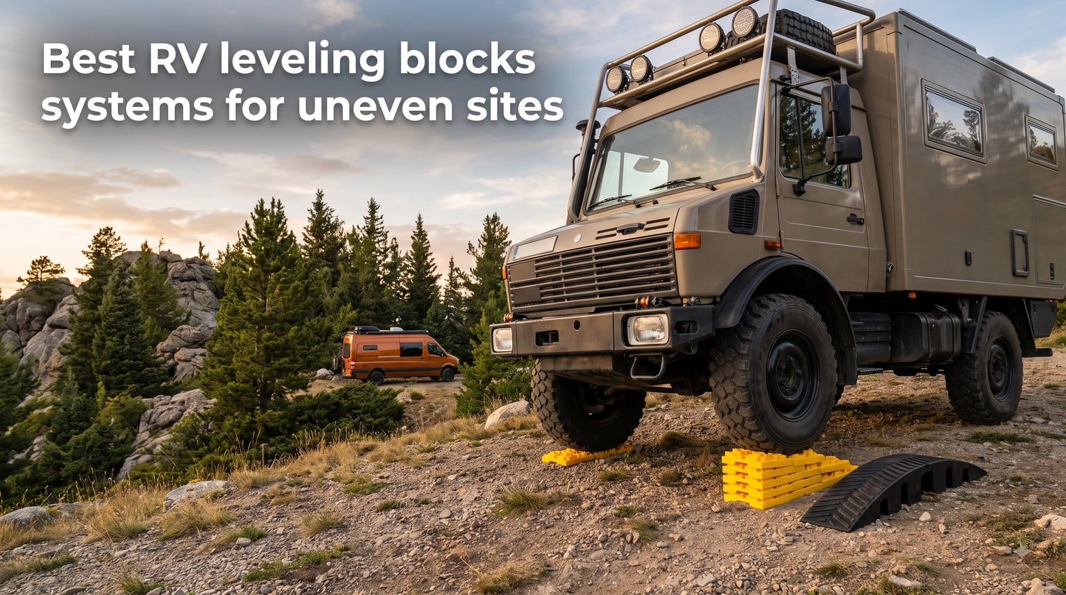 Best RV leveling blocks systems for uneven sites
