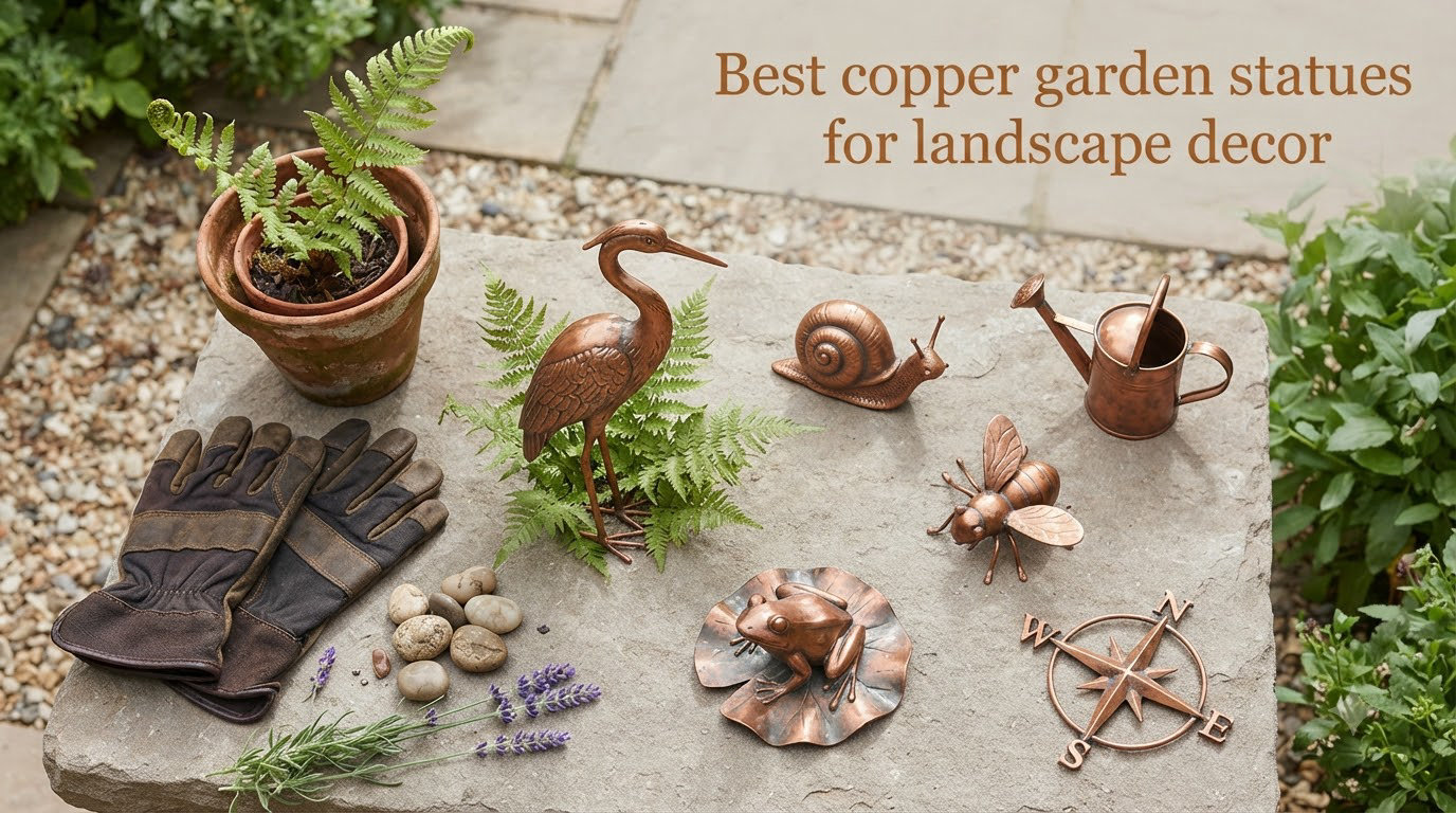Best copper garden statues for landscape decor