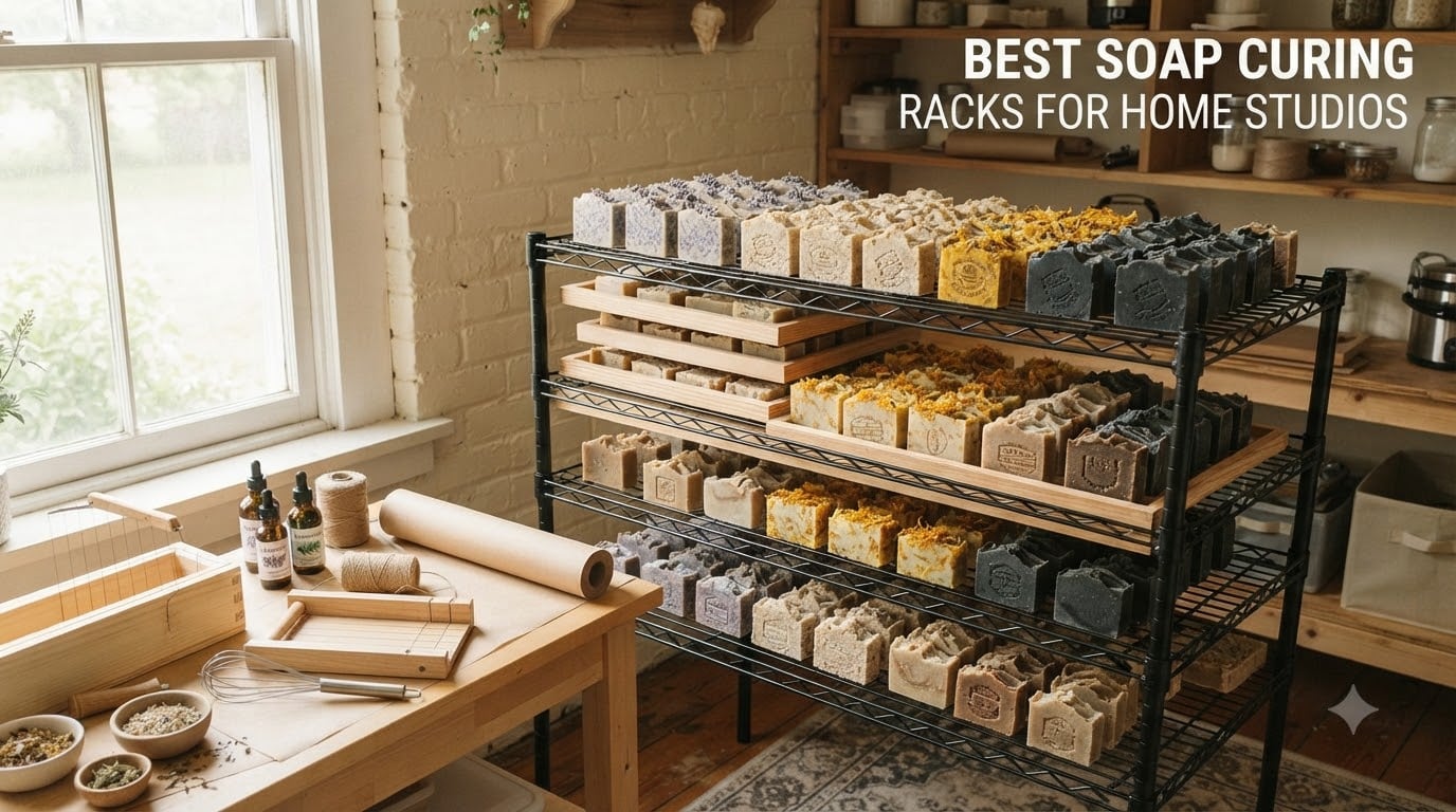 best soap curing racks for home studios