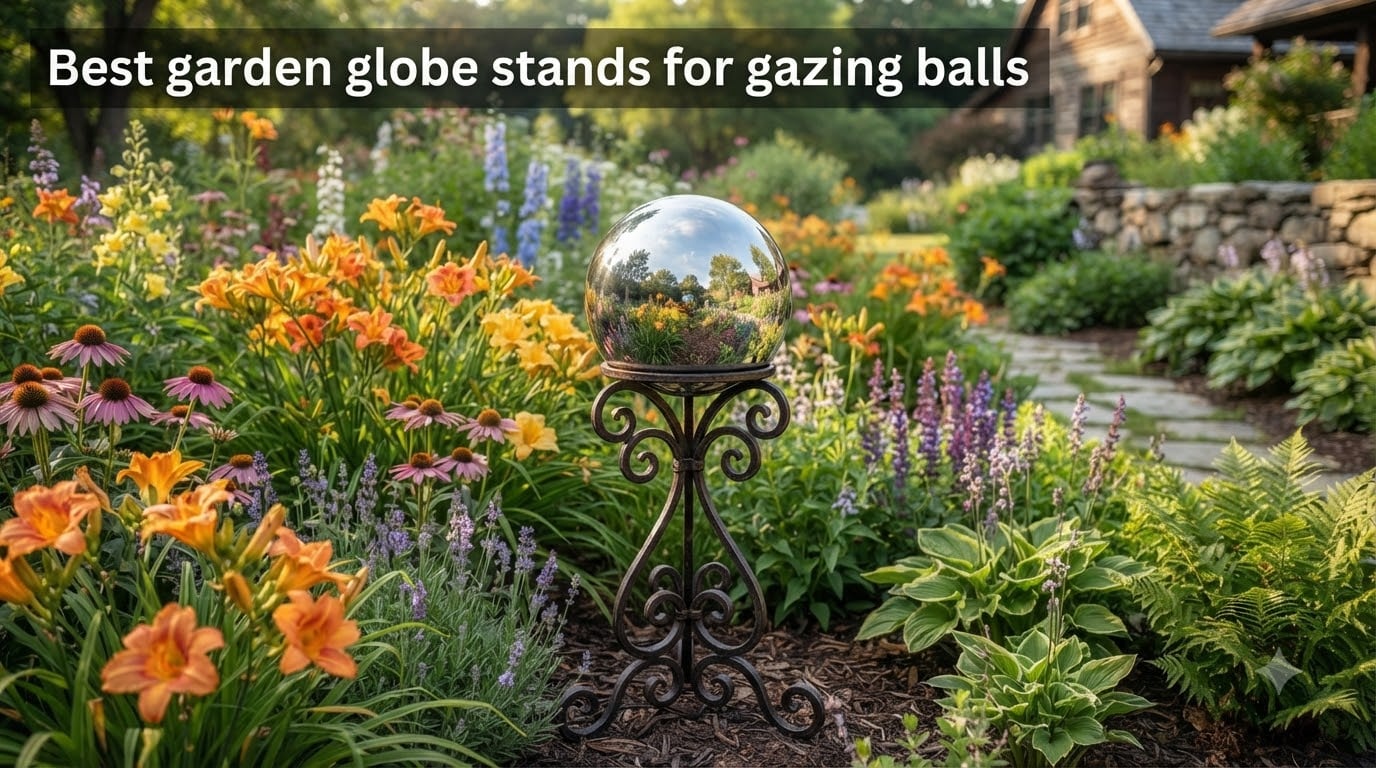 Best garden globe stands for gazing balls